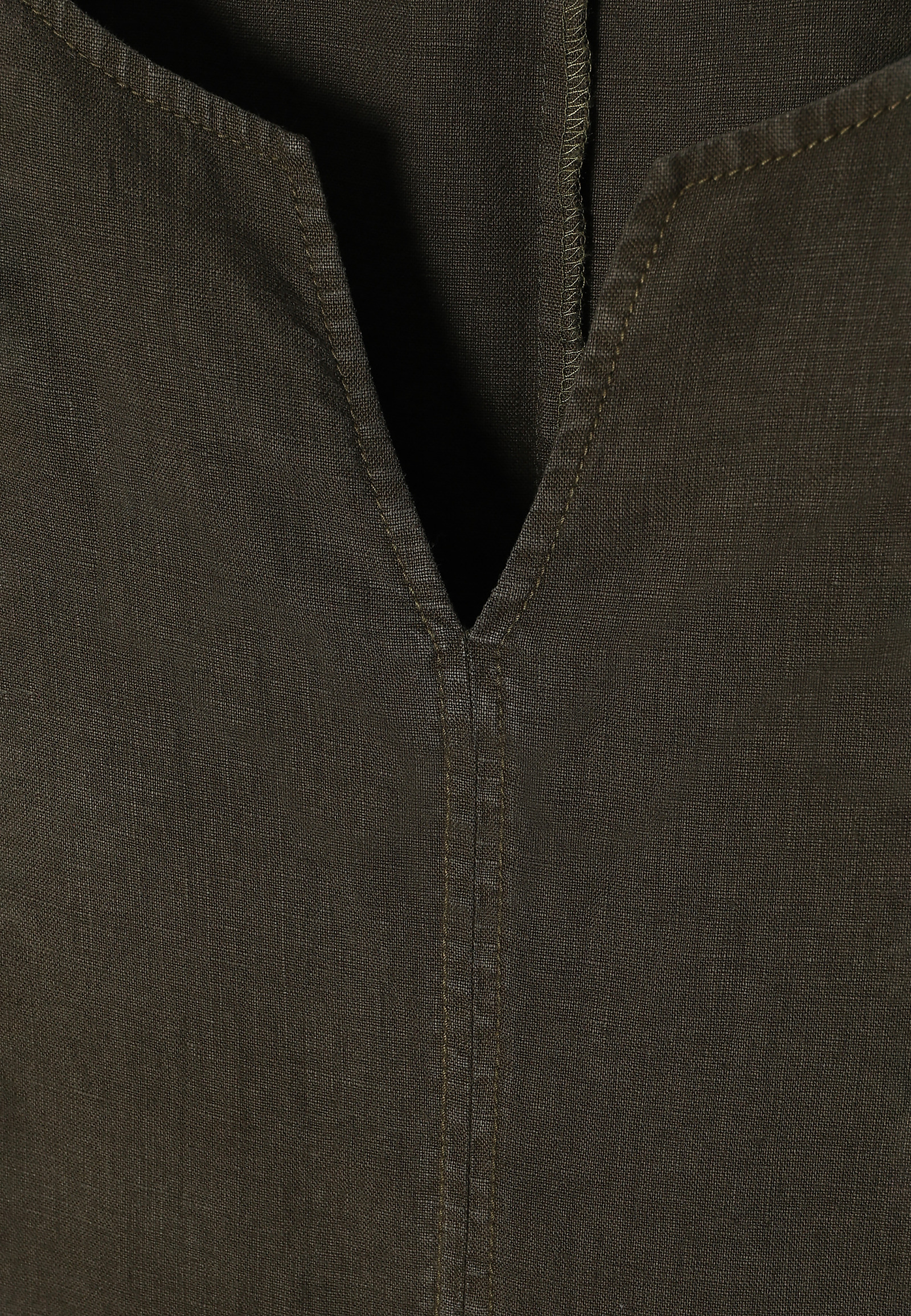 LADIES’ LINEN DRESS IN A BARREL SHAPE - OWERITA 1 LADIES’ LINEN DRESS IN A BARREL SHAPE - OWERITA 1 KHAKI 97039