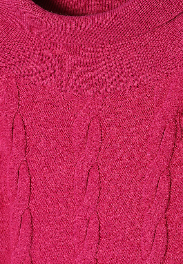 TEXTURED LADIES’ SWEATER WITH A TURTLENECK MEDUZA TEXTURED LADIES’ SWEATER WITH A TURTLENECK MEDUZA PINK 8