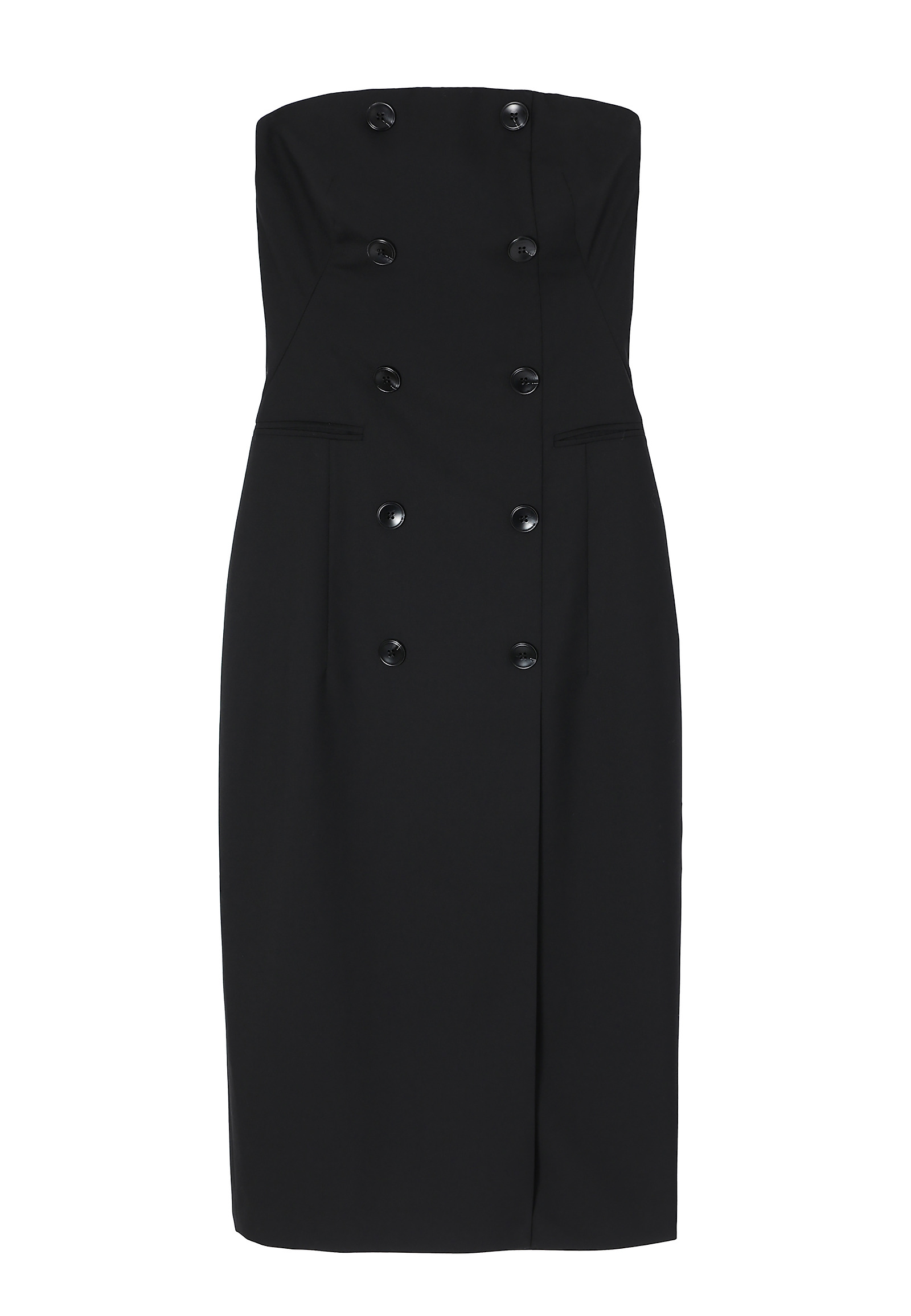 LADIES’ MIDI CORSET DRESS - MORI LADIES’ MIDI CORSET DRESS - MORI BLACK 103992