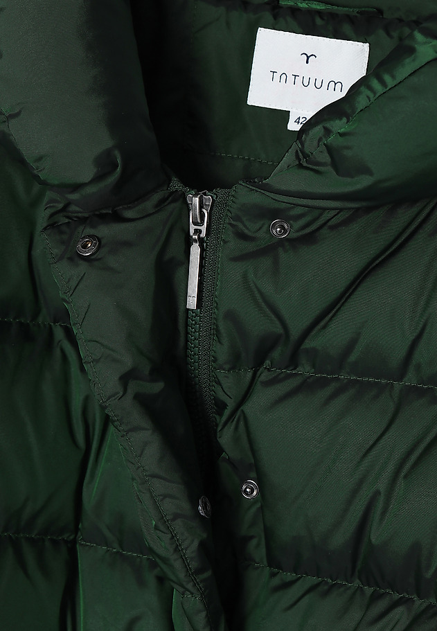 LADIES’ PUFFER JACKET WITH TIE ZOA LADIES’ PUFFER JACKET WITH TIE ZOA ZIELONY 9