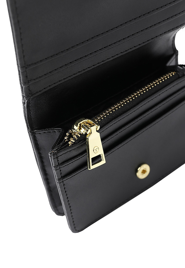 SMALL LADIES' WALLET WITH DIVIDERS — LETIKA 1 SMALL LADIES' WALLET WITH DIVIDERS — LETIKA 1 CZARNY 5