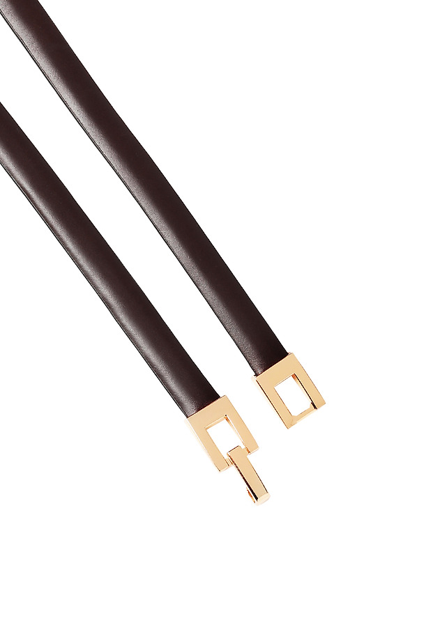 LADIES' LEATHER BELT — ELIF LADIES' LEATHER BELT — ELIF BRĄZOWY 4