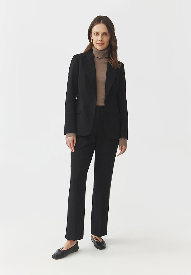 BLACK WAIST BLAZER — LAMIA 1 BLACK WAIST BLAZER — LAMIA 1 CZARNY 8