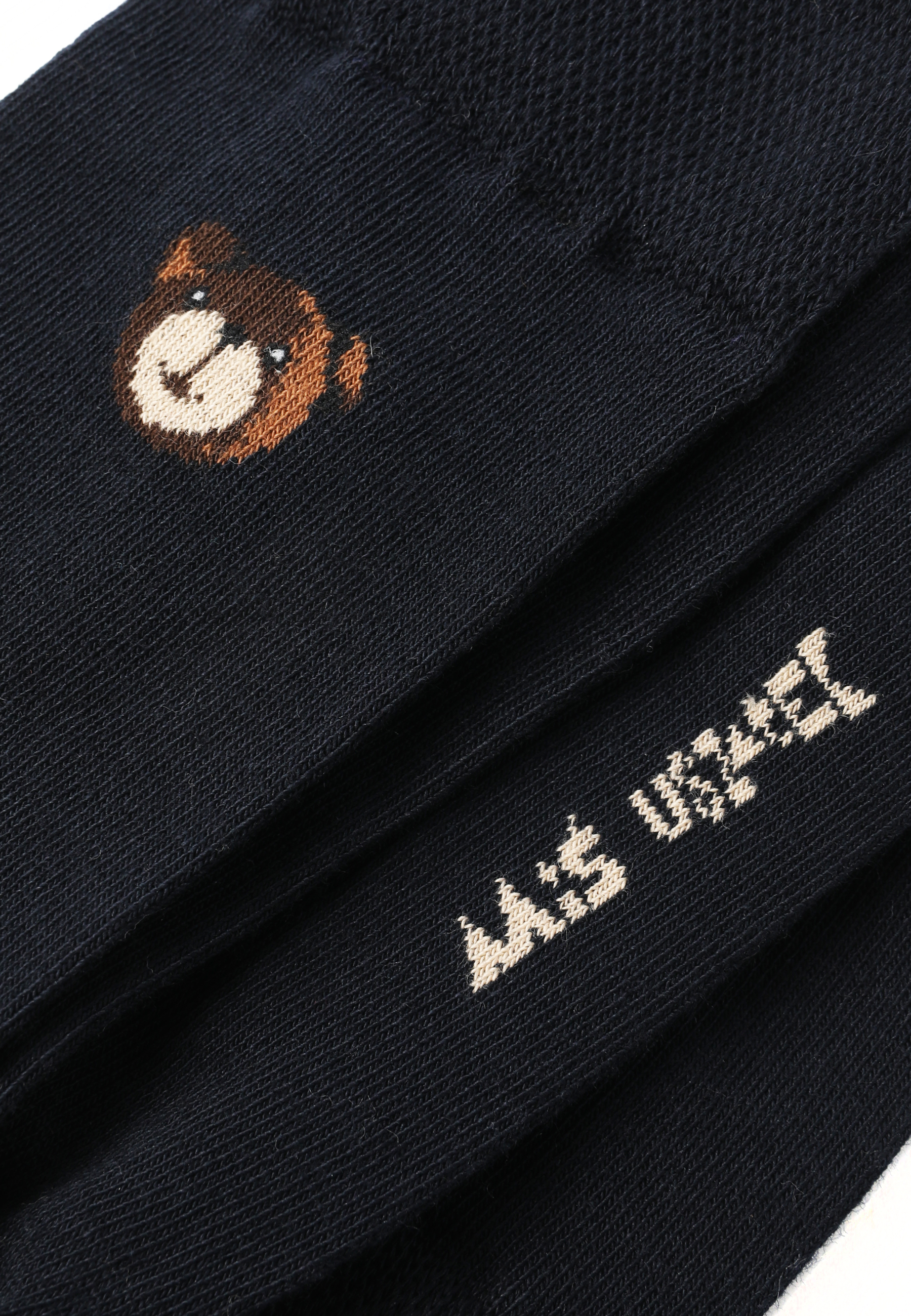 MĘSKIE SKARPETY Z MOTYWEM MISIA USZATKA - RONAN MULTIKOLOR 2