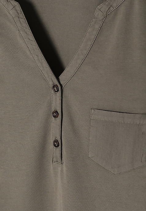 HÖLGYBLOUSE DÍSZÍTETT MINI ZSEB MELLETT ASTRID KHAKI 2