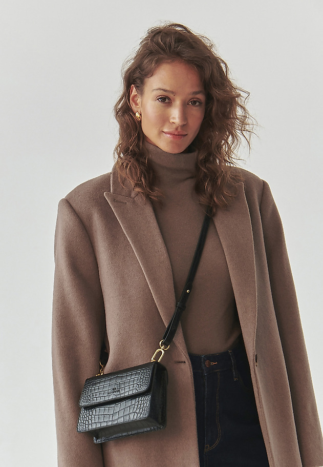 LADIES' NATURAL LEATHER HANDBAG - MARGARET LADIES' NATURAL LEATHER HANDBAG - MARGARET CZARNY 1
