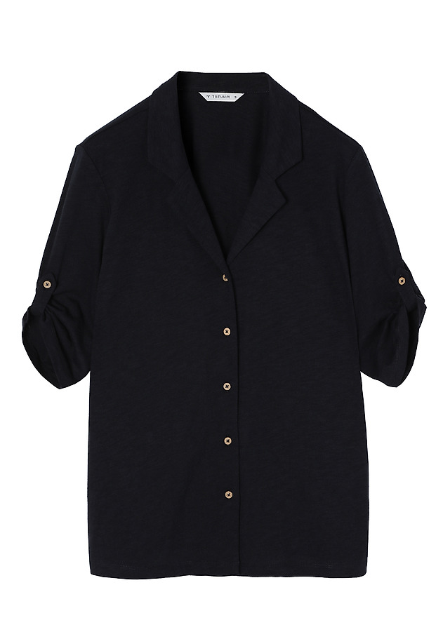 COTTON SHIRT -TETINI COTTON SHIRT -TETINI GRANATOWY 7
