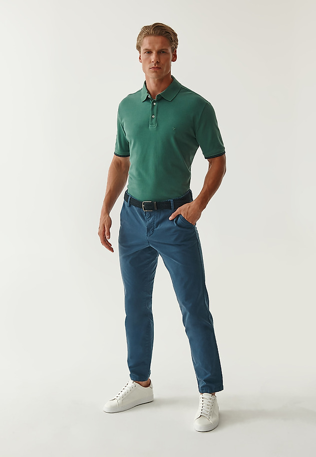 MEN' COTTON POLO SHIRT JAY 4 MEN' COTTON POLO SHIRT JAY 4 GREEN 5