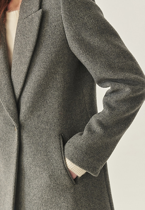 ELEGANT WOOL COAT - SONIA 1 GREY 2
