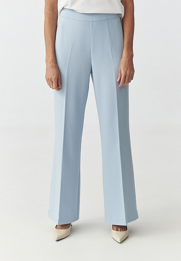 SUIT PANTS WITH WIDE LEG — ZEMKA SUIT PANTS WITH WIDE LEG — ZEMKA NIEBIESKI 3