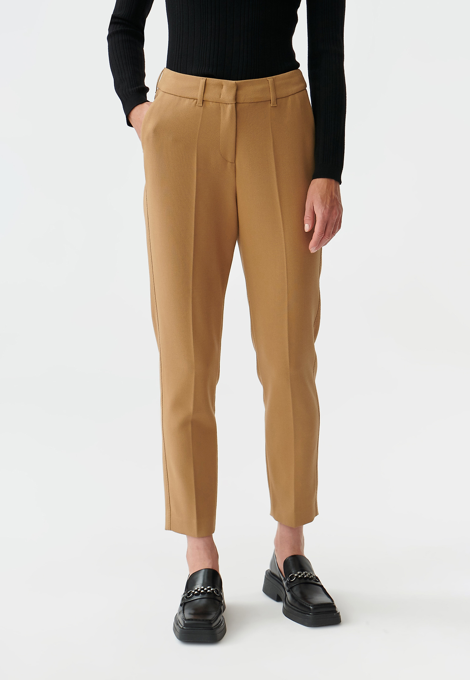 ELEGANT LADIES’ TROUSERS WTH EDGE AMEFI ELEGANT LADIES’ TROUSERS WTH EDGE AMEFI BEIGE 91132