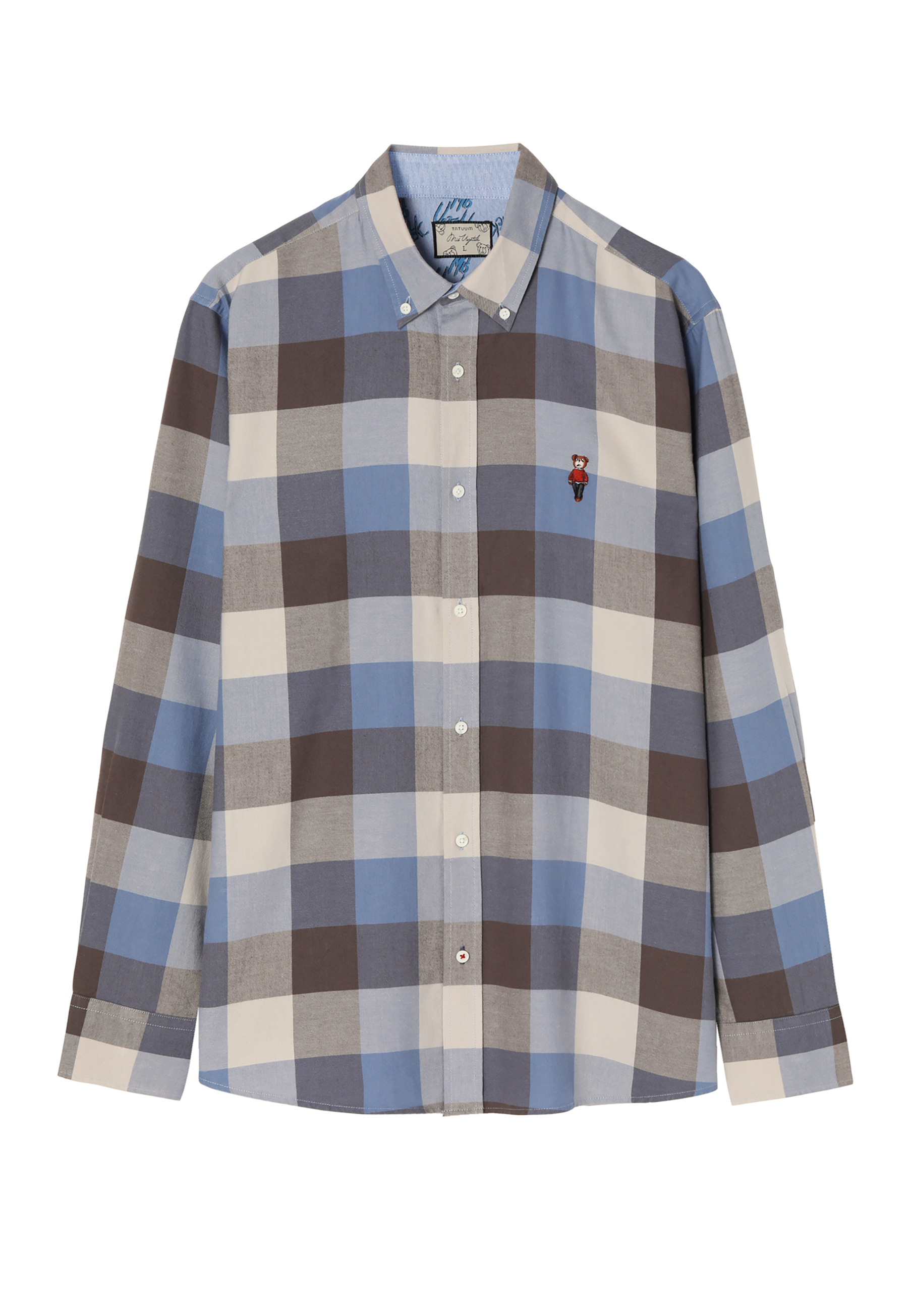 BAWEŁNIANA KOSZULA MĘSKA W KRATĘ Z DŁUGIM RĘKAWEM FRANK CLASSIC MULTIKOLOR 2