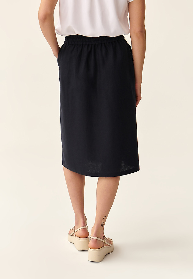 LADIES' CLASSIC SKIRT KOLIKO LADIES' CLASSIC SKIRT KOLIKO NAVY BLUE 3