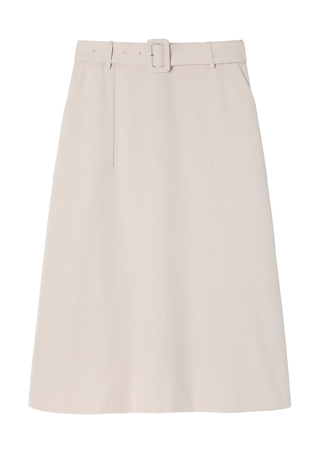 FUSTĂ MIDI CASUAL CU BRICHI - ORMITE FUSTĂ MIDI CASUAL CU BRICHI - ORMITE BEJ 8