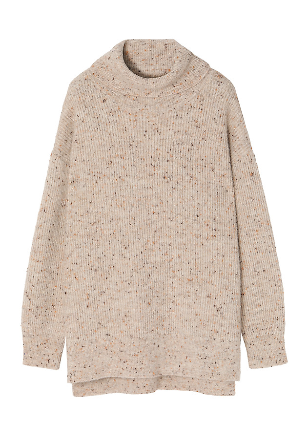 LADIES’ MELANGE SWEATER WITH A TURTLENECK DAMIKO LADIES’ MELANGE SWEATER WITH A TURTLENECK DAMIKO BEŻOWY 7