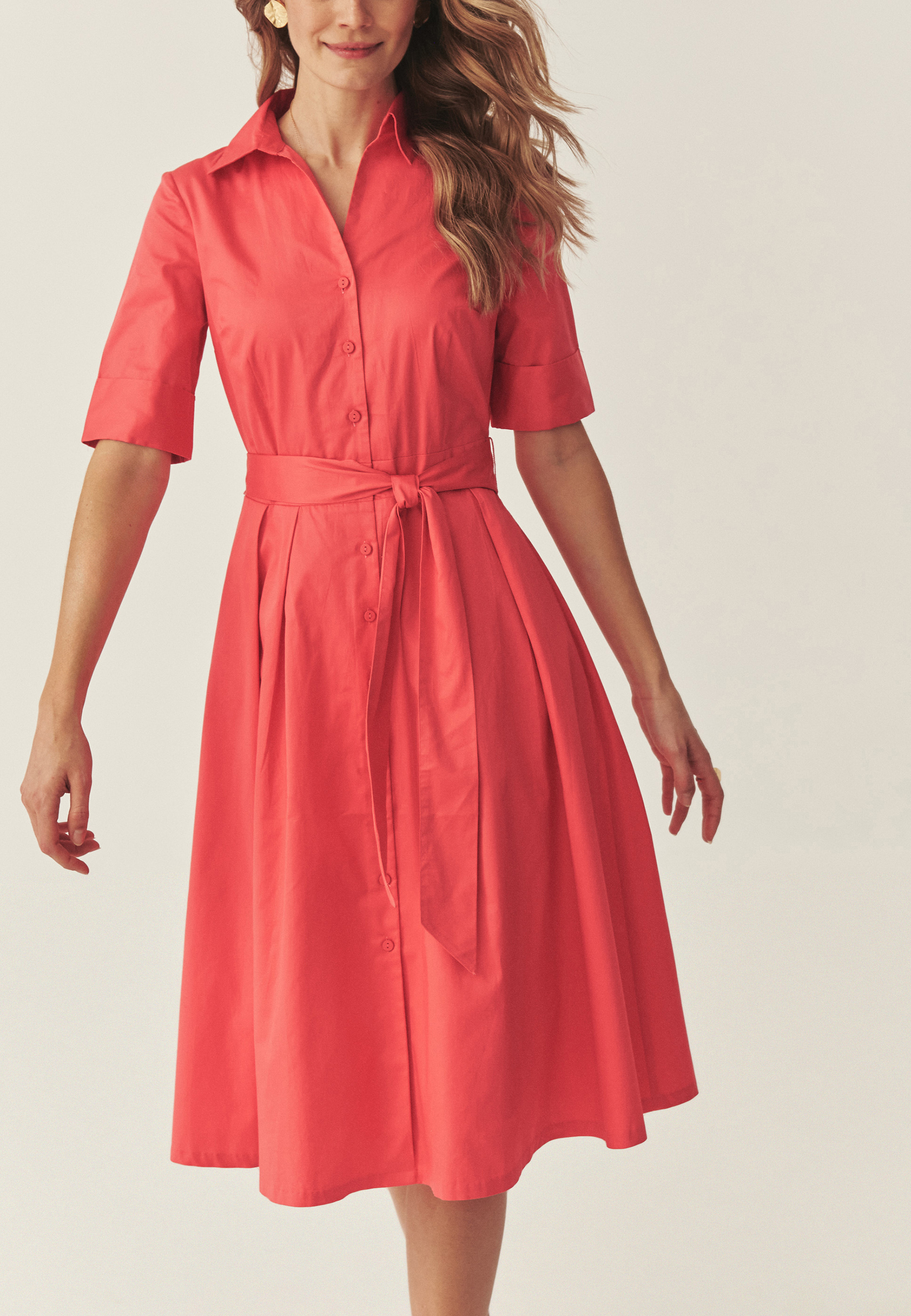 ROZŠÍŘENÉ BAVLNĚNÉ ŠATY – NIKI 1