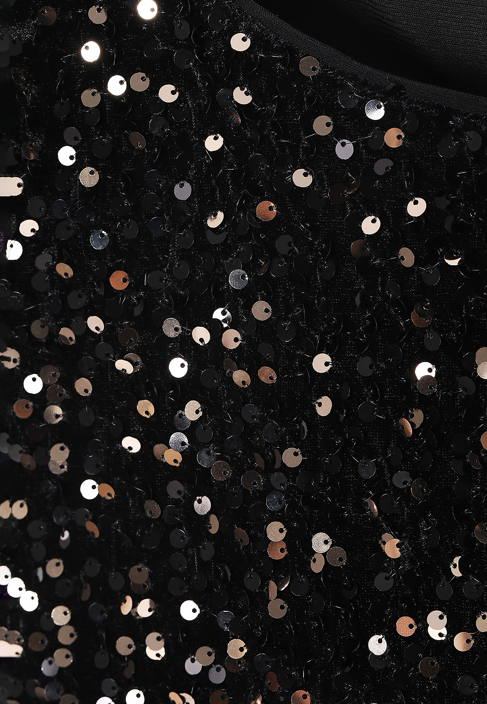 DZIANINOWA SUKIENKA Z CEKINAMI HIPIKA DZIANINOWA SUKIENKA Z CEKINAMI HIPIKA MULTIKOLOR 92743