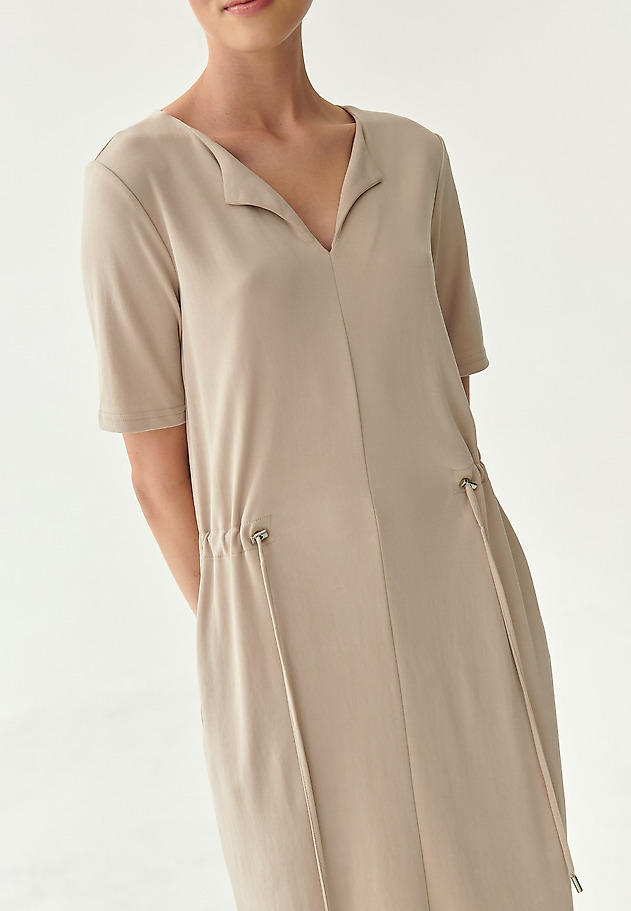 LADIES' KNITTED DRESS KONOMO LADIES' KNITTED DRESS KONOMO BEIGE 3