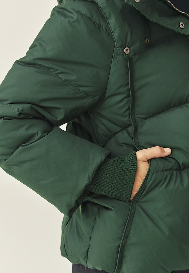JACKETĂ DE IARNĂ CU GLUGĂ - SOWA JACKETĂ DE IARNĂ CU GLUGĂ - SOWA VERDE 6