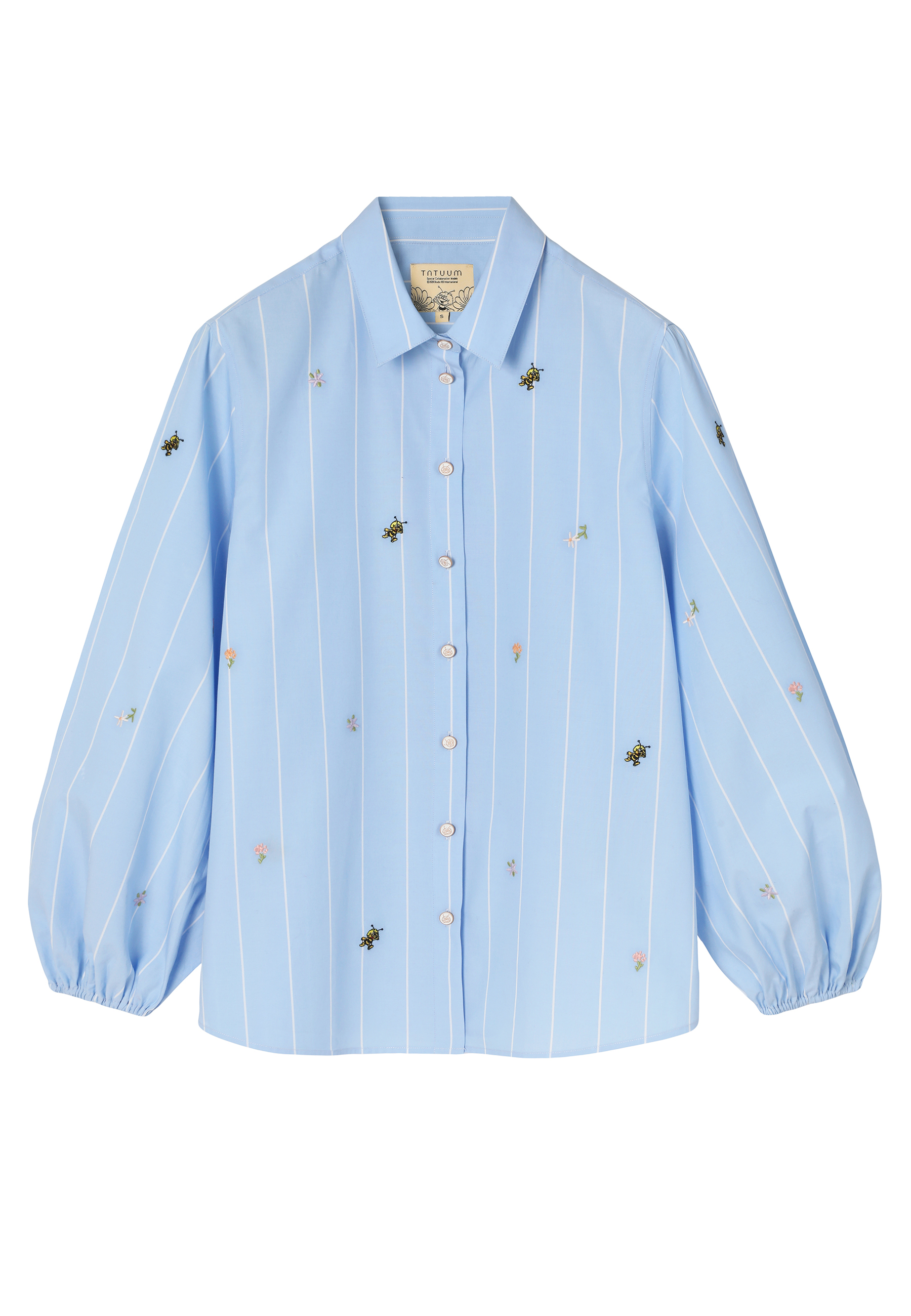 COTTON STRIPED SHIRT - BEELOSS 1 BLUE 2