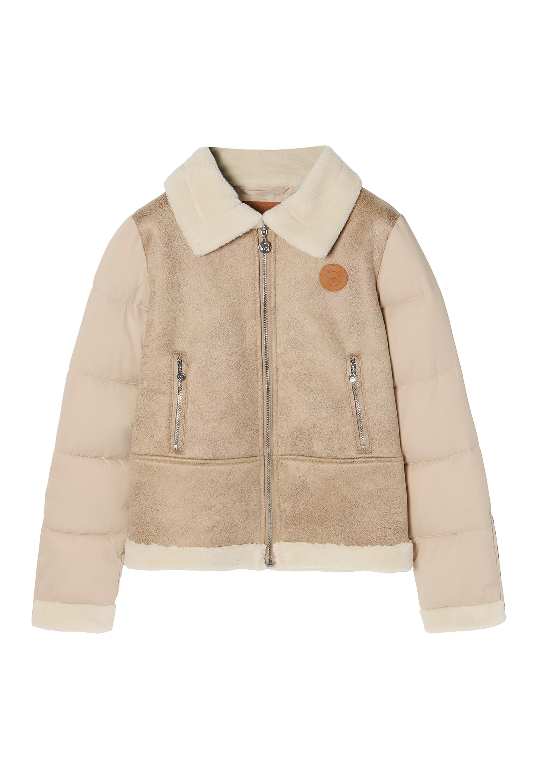 STYLOWA JESIENNO-ZIMOWA KURTKA DAMSKA MARKANIKA BEŻOWY 2