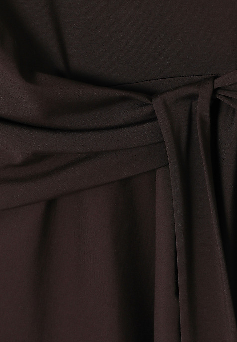 PENCIL DRESS - KILIG CZ BROWN 2