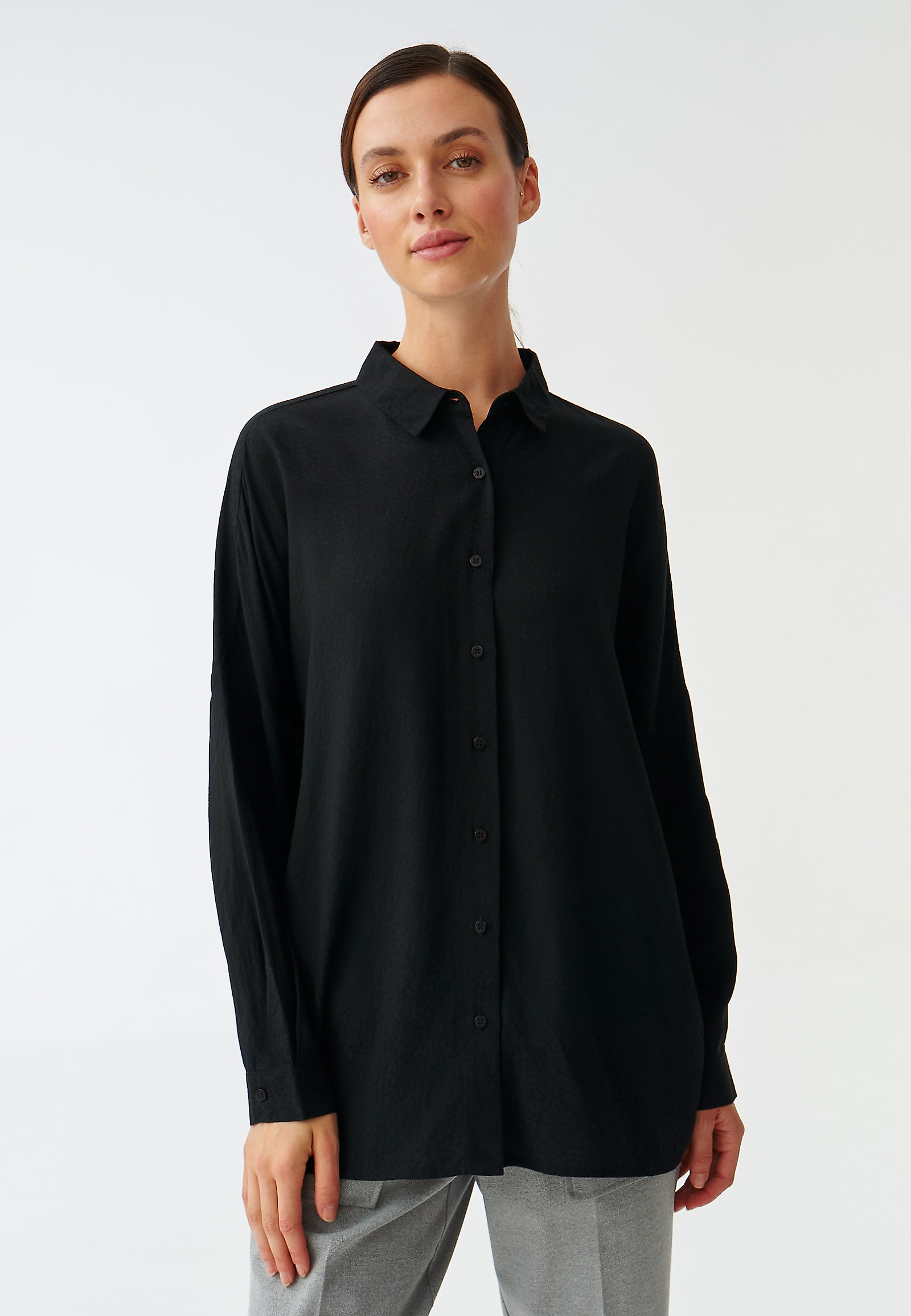 OVERSIZED LADIES’ SHIRT TRIKITI 1 OVERSIZED LADIES’ SHIRT TRIKITI 1 BLACK 91605