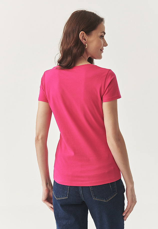 COTTON T-SHIRT - ANTONIA COTTON T-SHIRT - ANTONIA RÓŻOWY 3