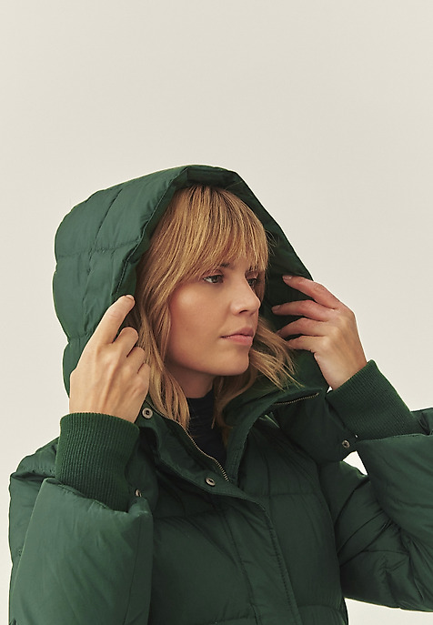 JACKETĂ DE IARNĂ CU GLUGĂ - SOWA VERDE 2