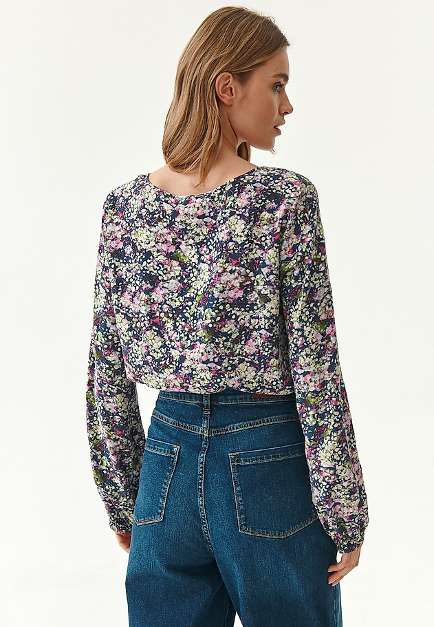 BLUZĂ DE DAMĂ CU IMPRIMEU FLORAL LINALIA BLUZĂ DE DAMĂ CU IMPRIMEU FLORAL LINALIA MULTICOLOR 2