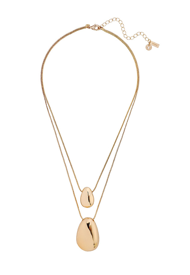 ELEGANT LONG NECKLACE - DUNA ELEGANT LONG NECKLACE - DUNA GOLD 3