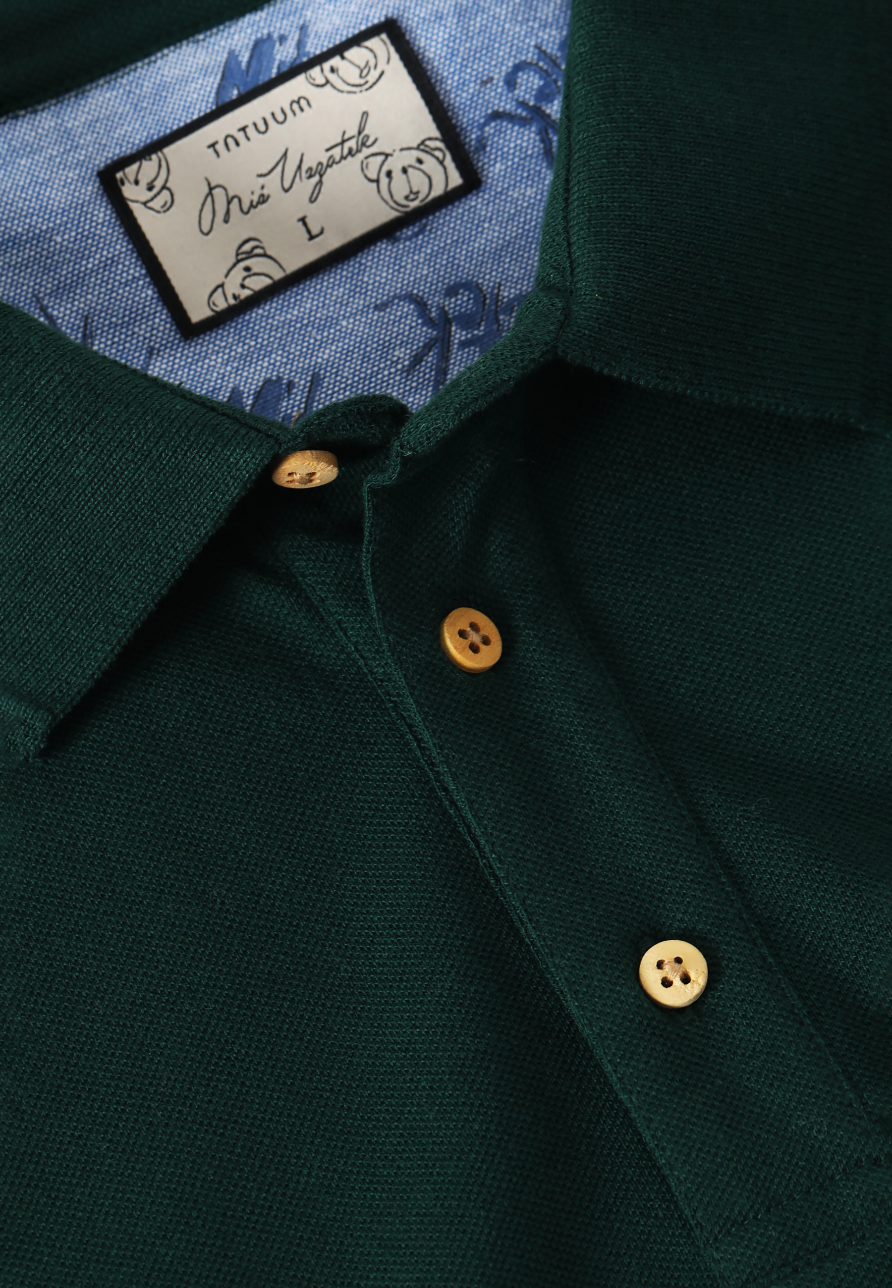 MĘSKA KOSZULA DZIANINOWA TYPU POLO Z NASZYWKĄ Z MISIEM USZATKIEM JAY