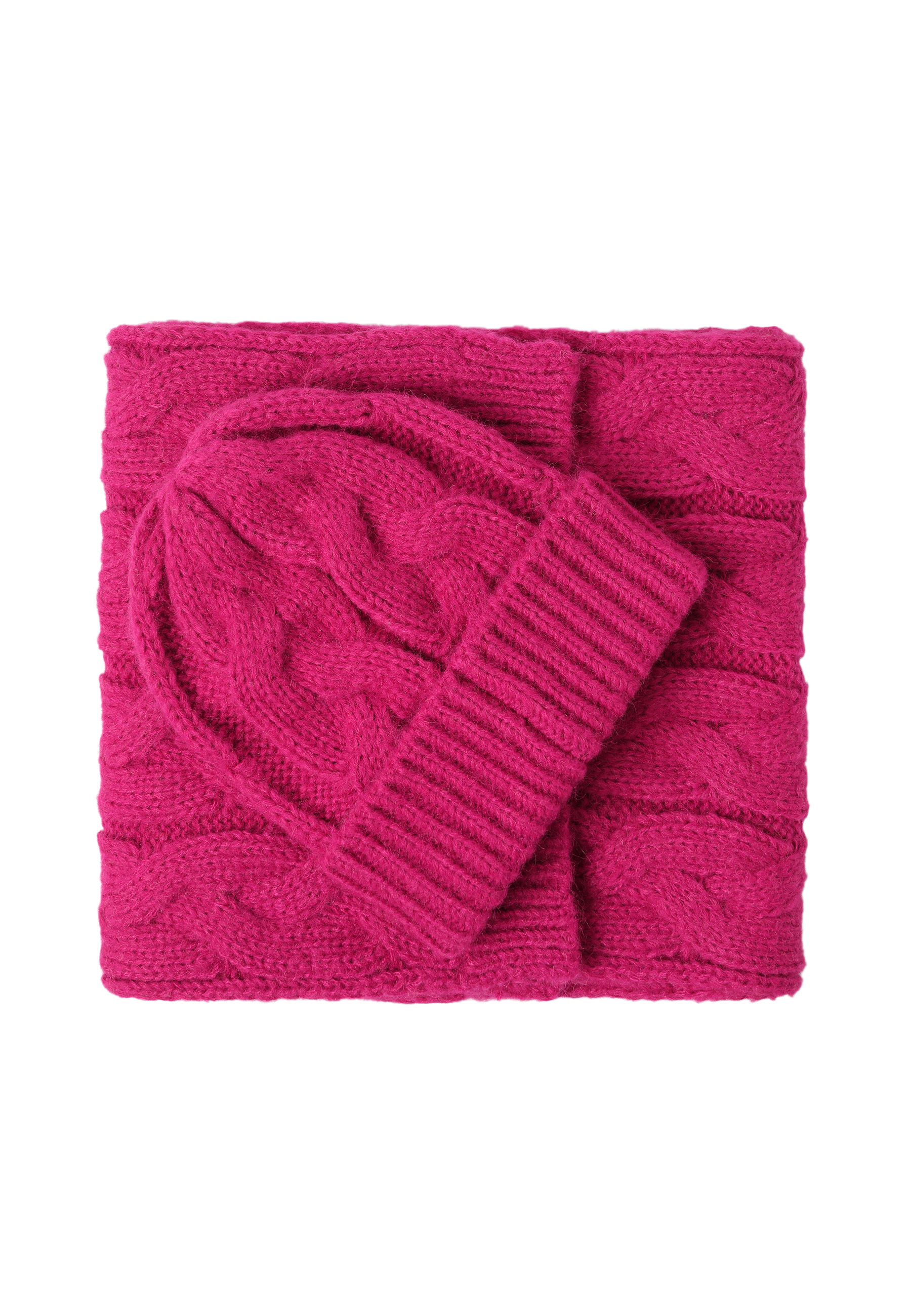 CZAPKA Z DOMIESZKĄ WEŁNY - WERONA 1 CZERWONY 2