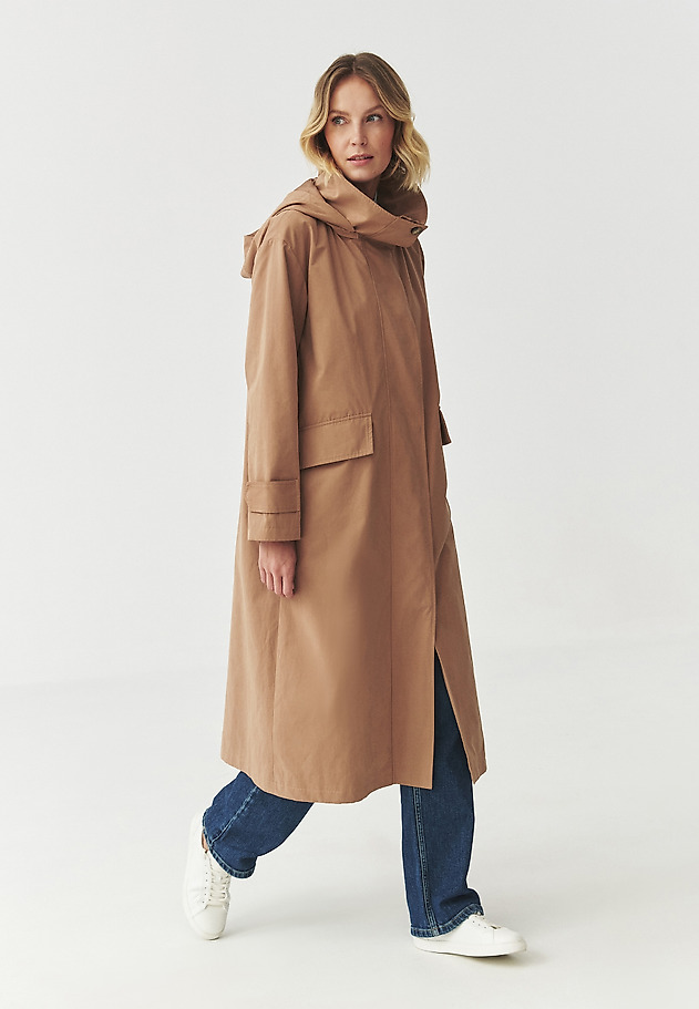 COAT WITH HOOD AND BELT — MEGGY COAT WITH HOOD AND BELT — MEGGY BEŻOWY 6