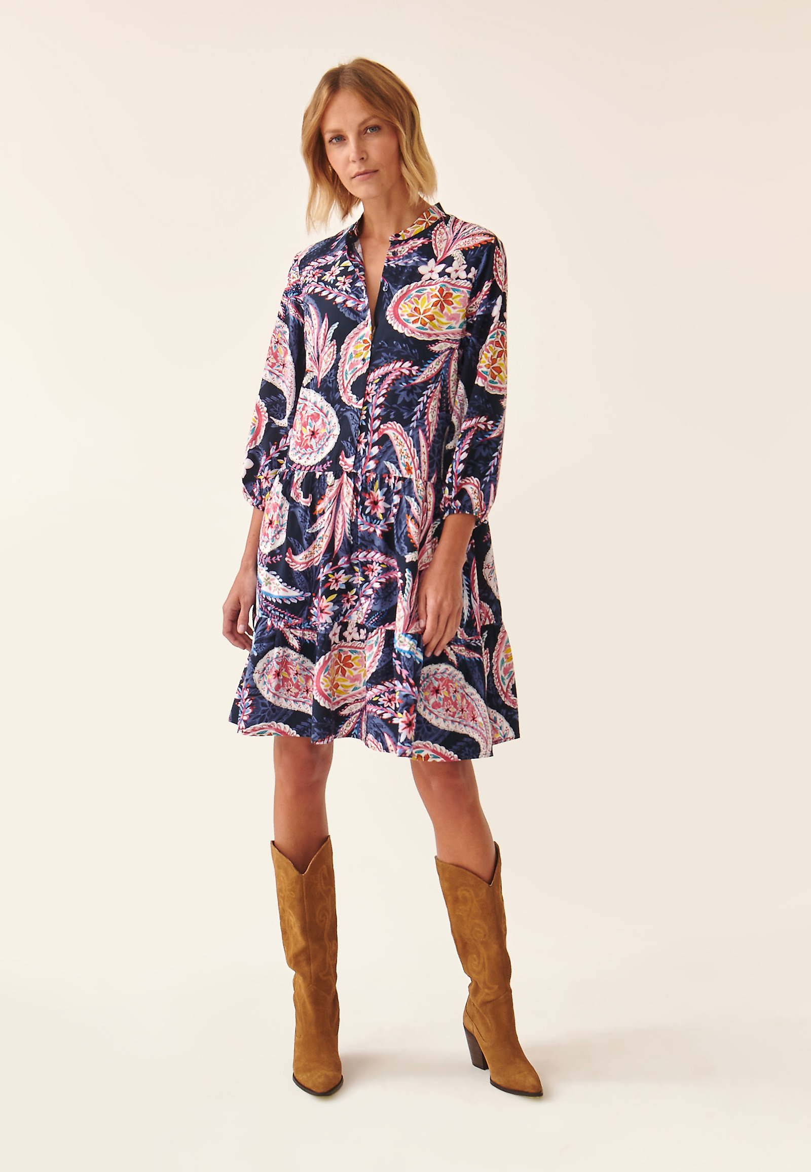 LADIES' SHORT DRESS MIRAMI LADIES' SHORT DRESS MIRAMI MULTICOLOR 87114