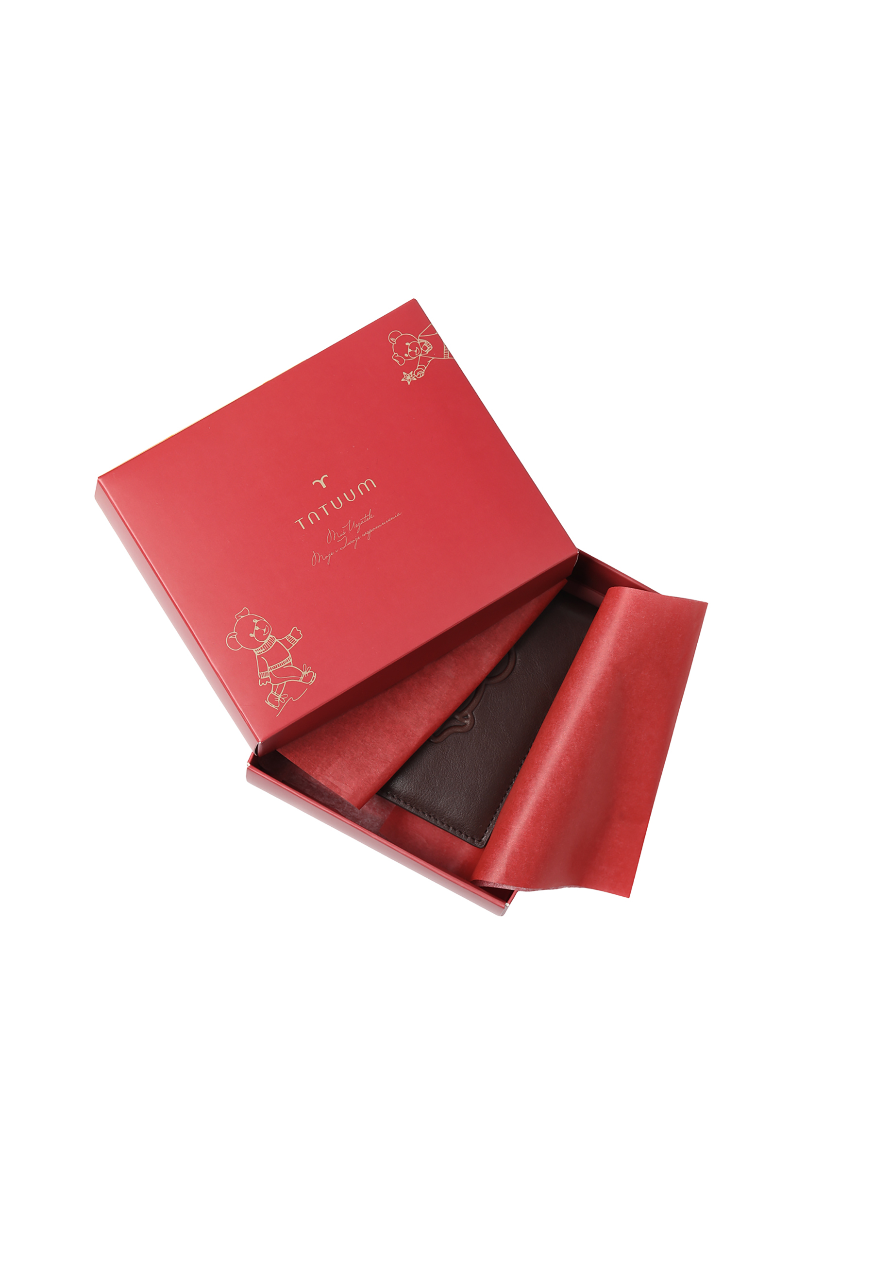 SKÓRZANY PORTFEL MĘSKI LETO BRĄZOWY 2