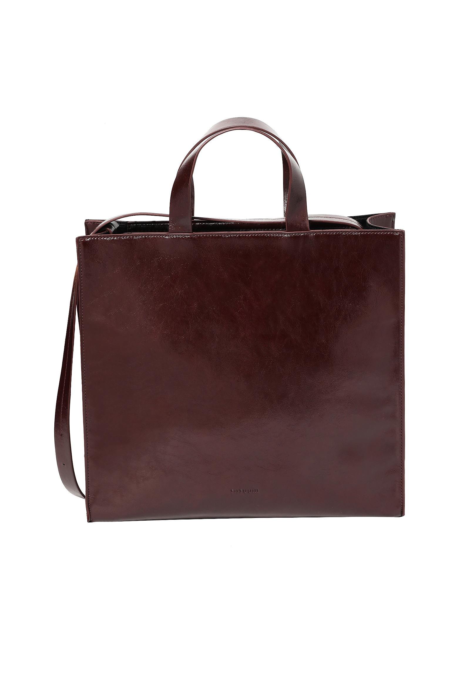 BORDOWA TORBA SHOPPER - BURGUNDY SHIMMER BORDOWA TORBA SHOPPER - BURGUNDY SHIMMER CZERWONY 113916