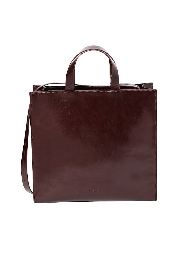 BORDOWA TORBA SHOPPER - BURGUNDY SHIMMER BORDOWA TORBA SHOPPER - BURGUNDY SHIMMER CZERWONY 1