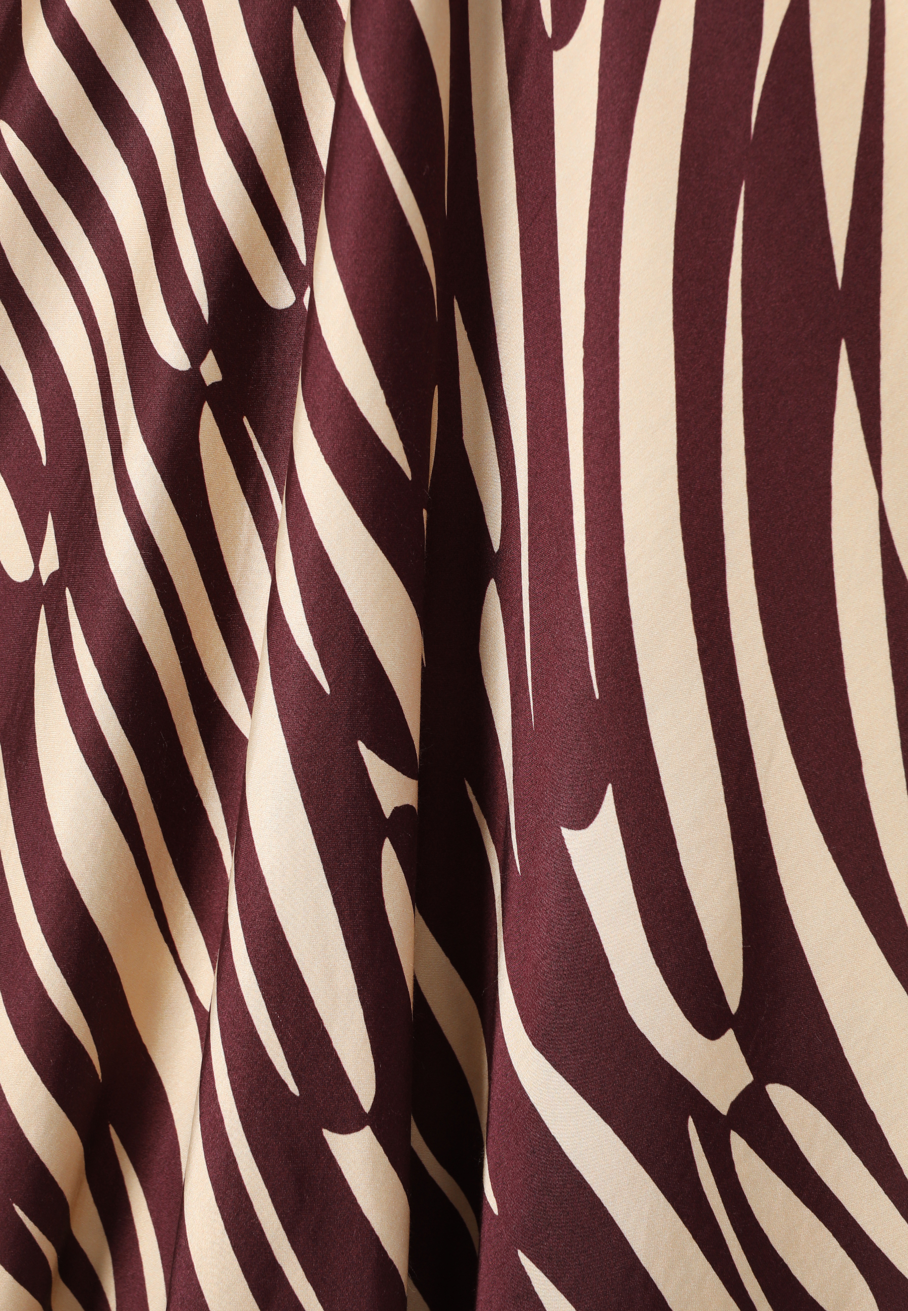 PATTERNED VISCOSE SATIN SKIRT - SATINI 5 MULTICOLOR 2