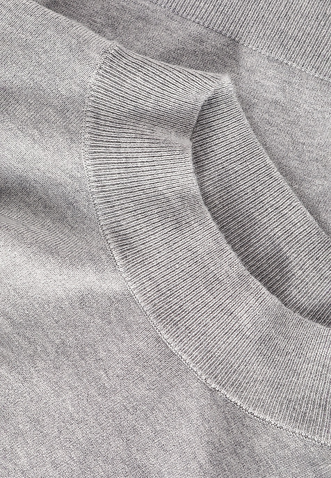 UNIVERZÁLNÍ DÁMSKÝ SVETR S POLOROLÁKEM NAWIKO 1 ŠEDÁ 2