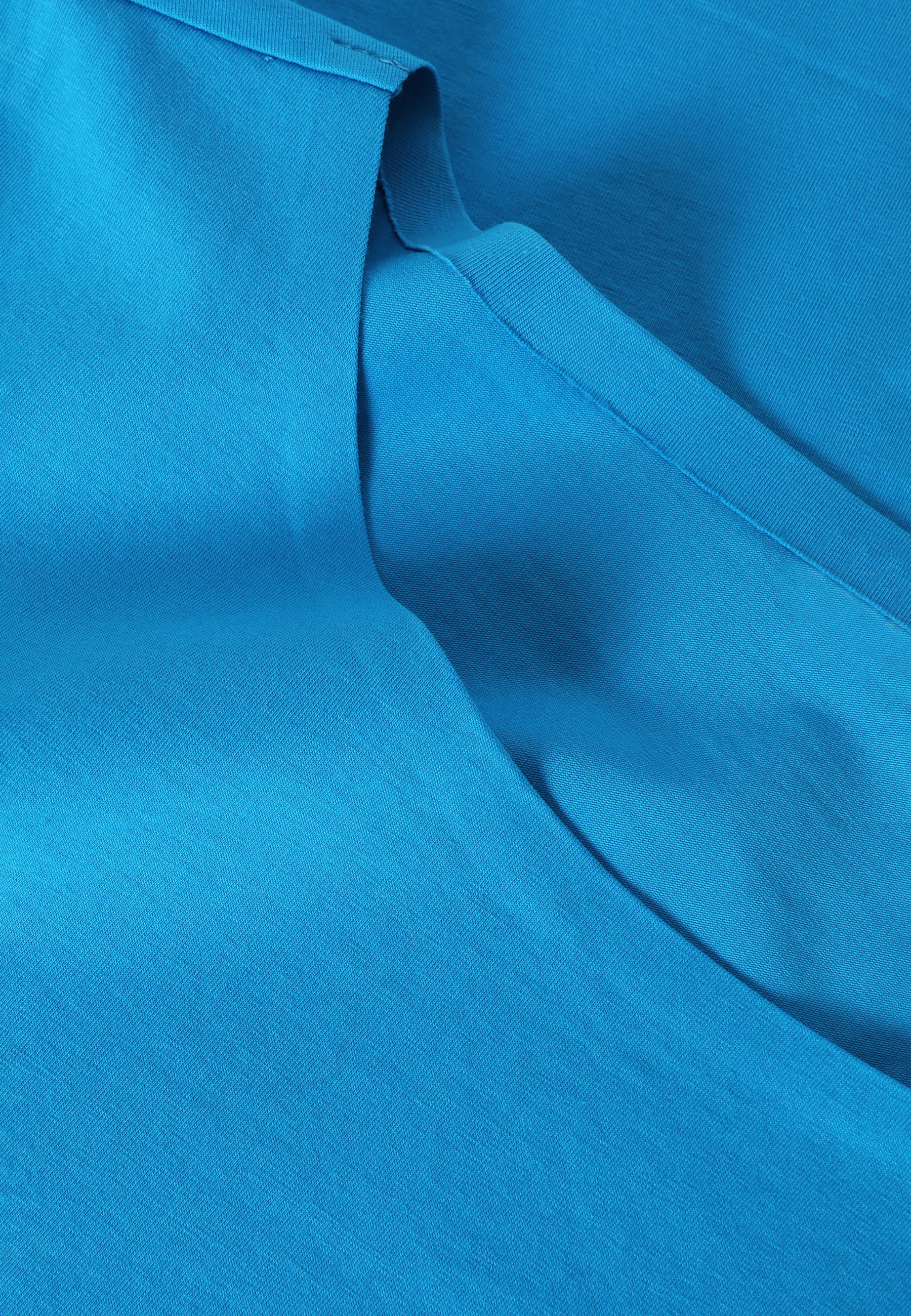 KLASICKÁ DÁMSKÁ ÚPLETOVÁ HALENKA S KRÁTKÝM RUKÁVEM - MIKAJA 1 MODRÁ 2