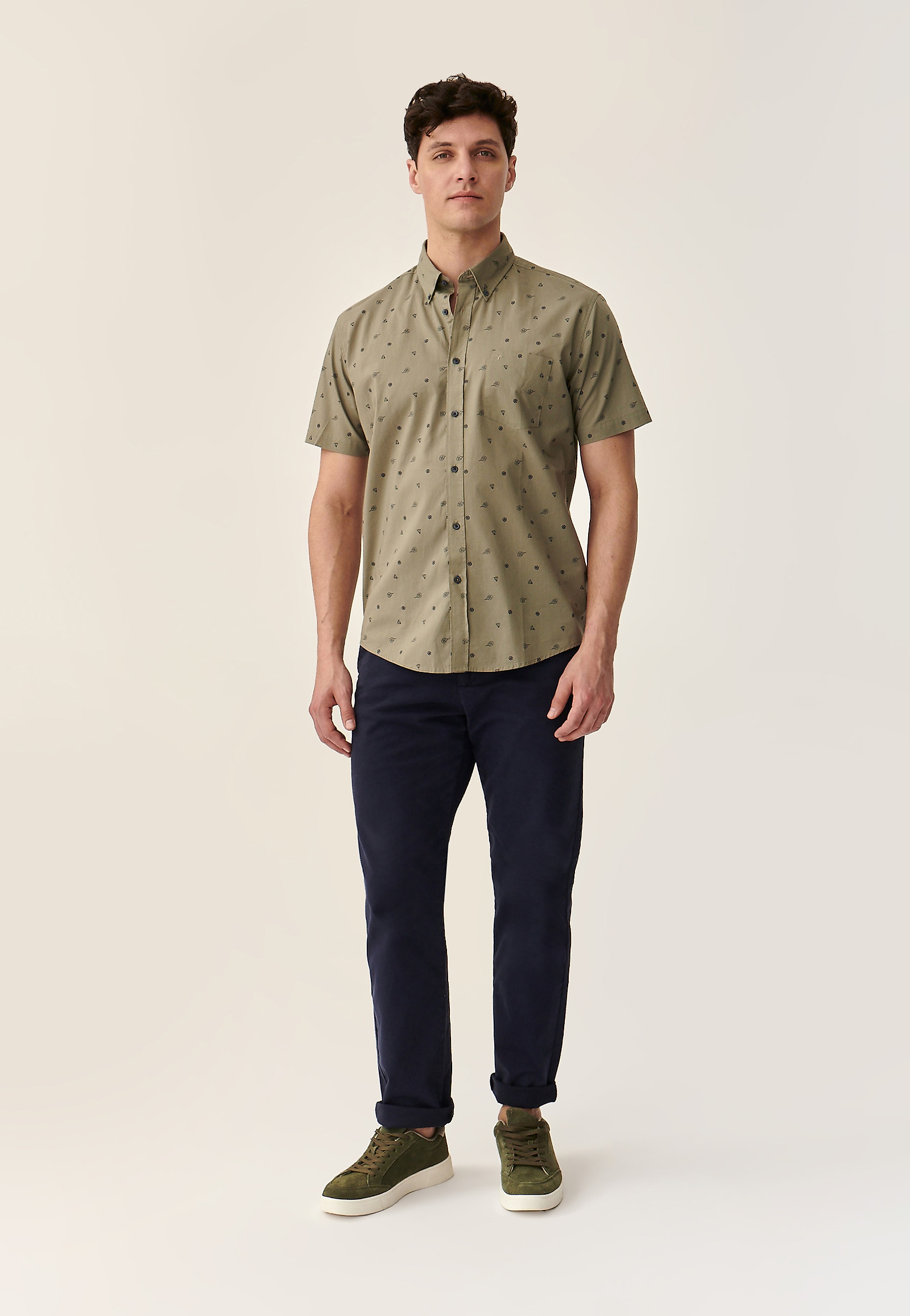 MEN'S SHORT SLEEVE SHIRT DORT 5 CLASSIC MEN'S SHORT SLEEVE SHIRT DORT 5 CLASSIC GREEN 79065