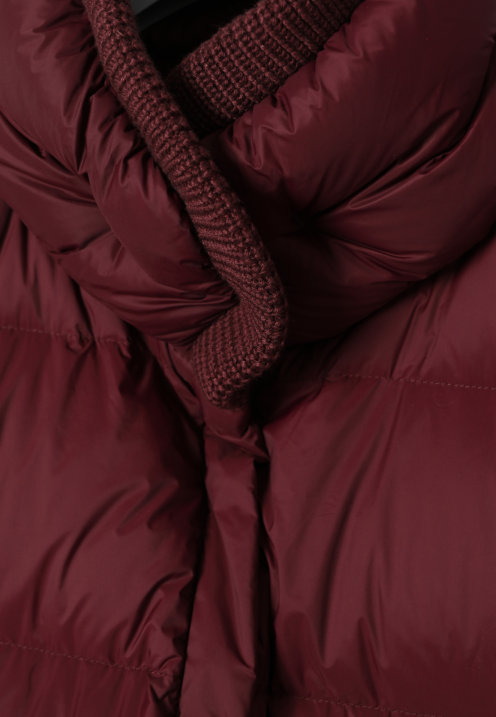 DOWN JACKET WITH STAND-UP COLLAR - BUBO DOWN JACKET WITH STAND-UP COLLAR - BUBO RED 114325