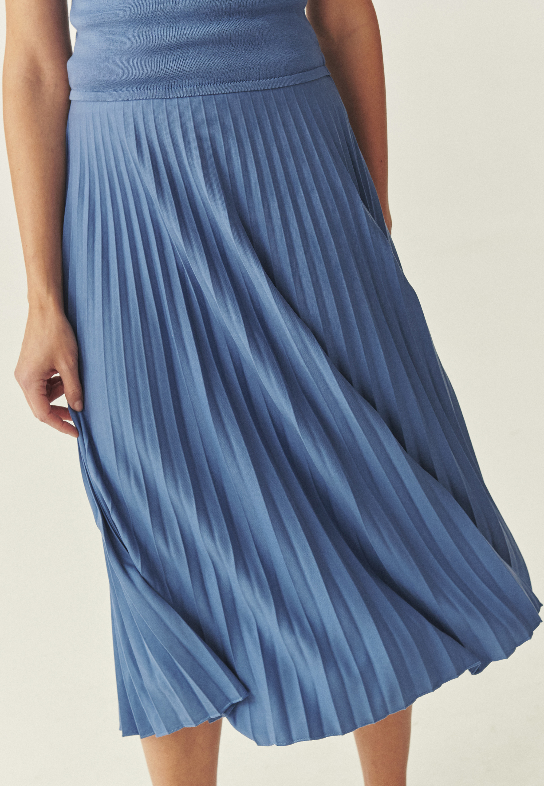 ROCHIE MIDI FALTLUIRATĂ - BELLO BLEUMARIN 2