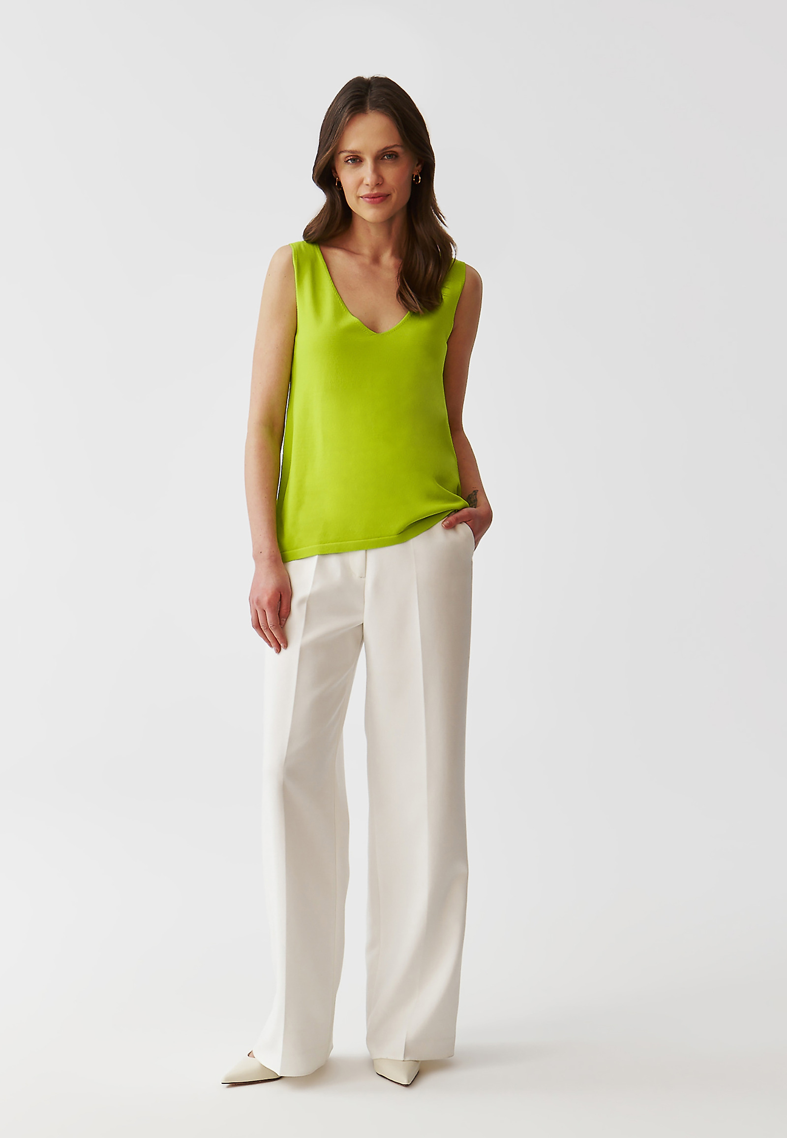 ŽENSKA BLUZA BREZ ROKAVOV - NIKALA ŽENSKA BLUZA BREZ ROKAVOV - NIKALA ZELENA 96362
