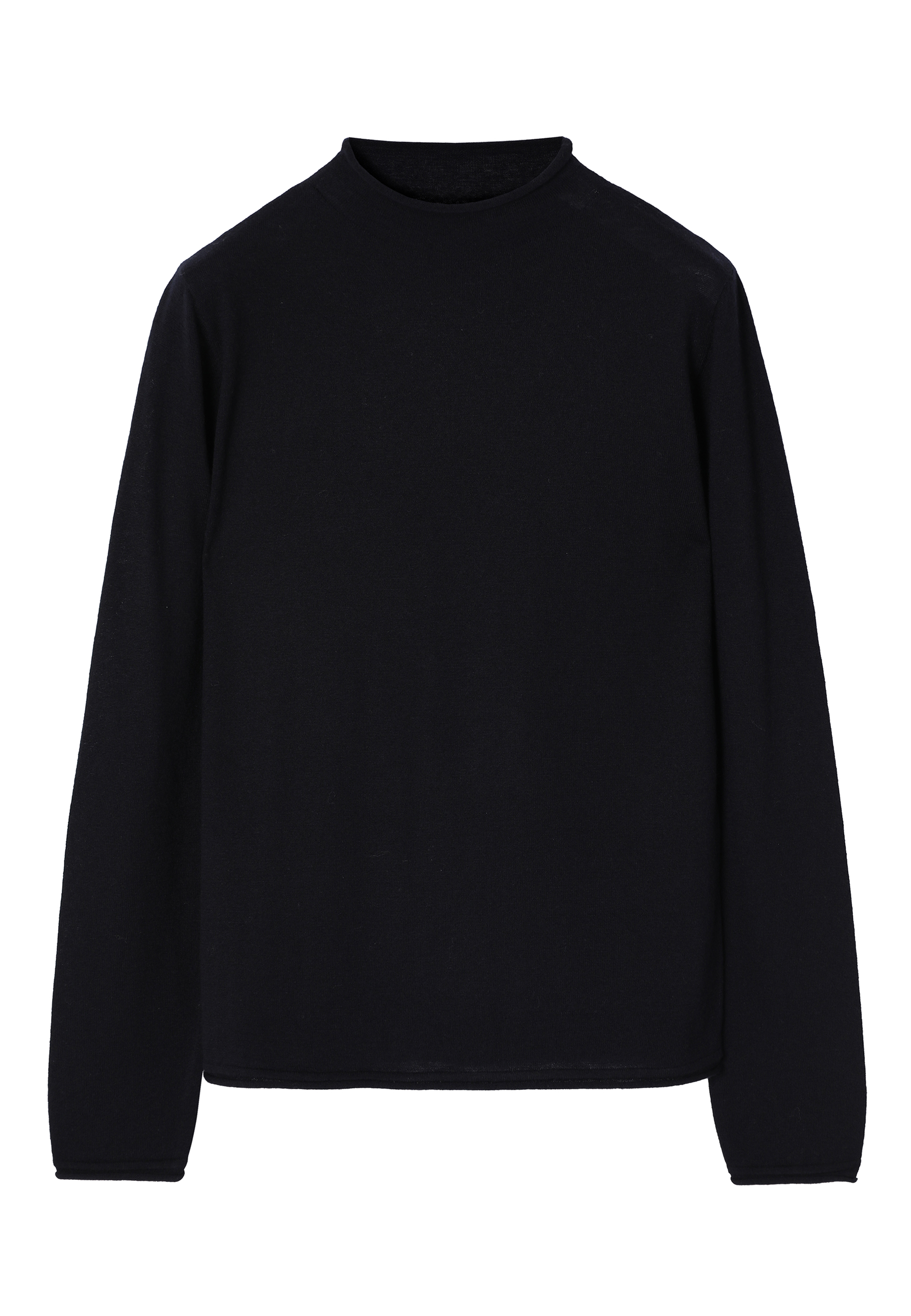 KLASIČNI POL-ROLNIK Z MEŠANICO VOLNE - BROADWAY TEMNO MODRA 2