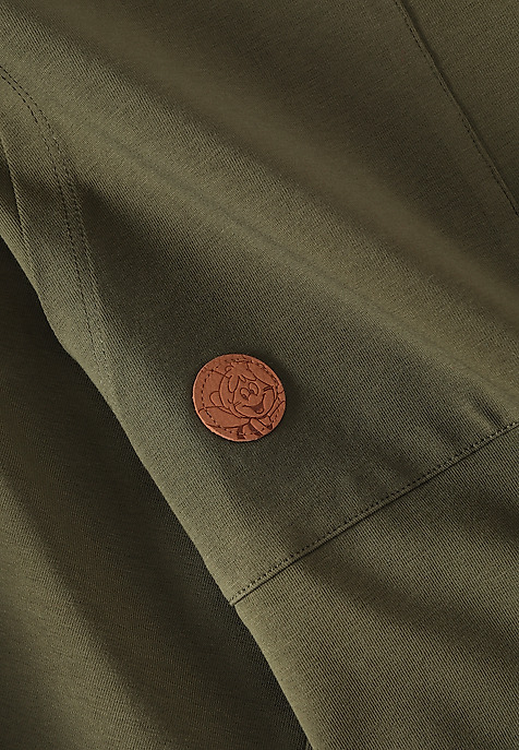 BAVLNENÉ ŠATY - SACO KHAKI 2