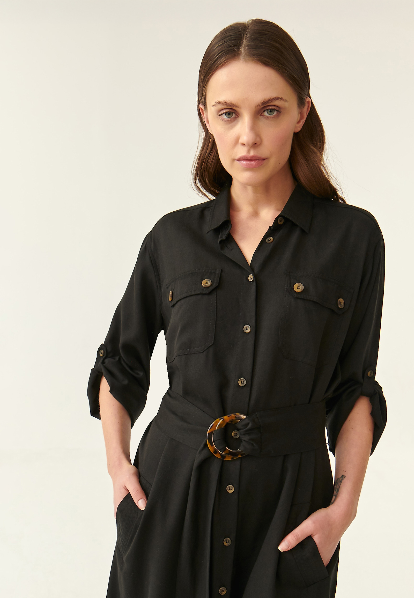 NŐI MIDI SHIMMER - MARION NŐI MIDI SHIMMER - MARION FEKETE 85507