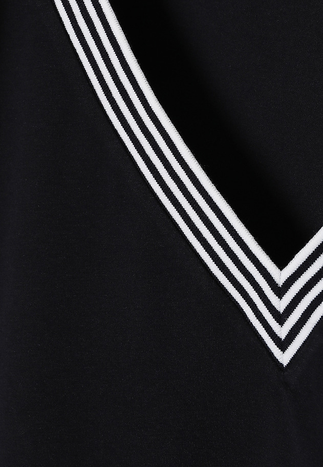 KNITTED BLOUSE WITH COTTON AND MODAL - KAJSALA KNITTED BLOUSE WITH COTTON AND MODAL - KAJSALA NAVY BLUE 8