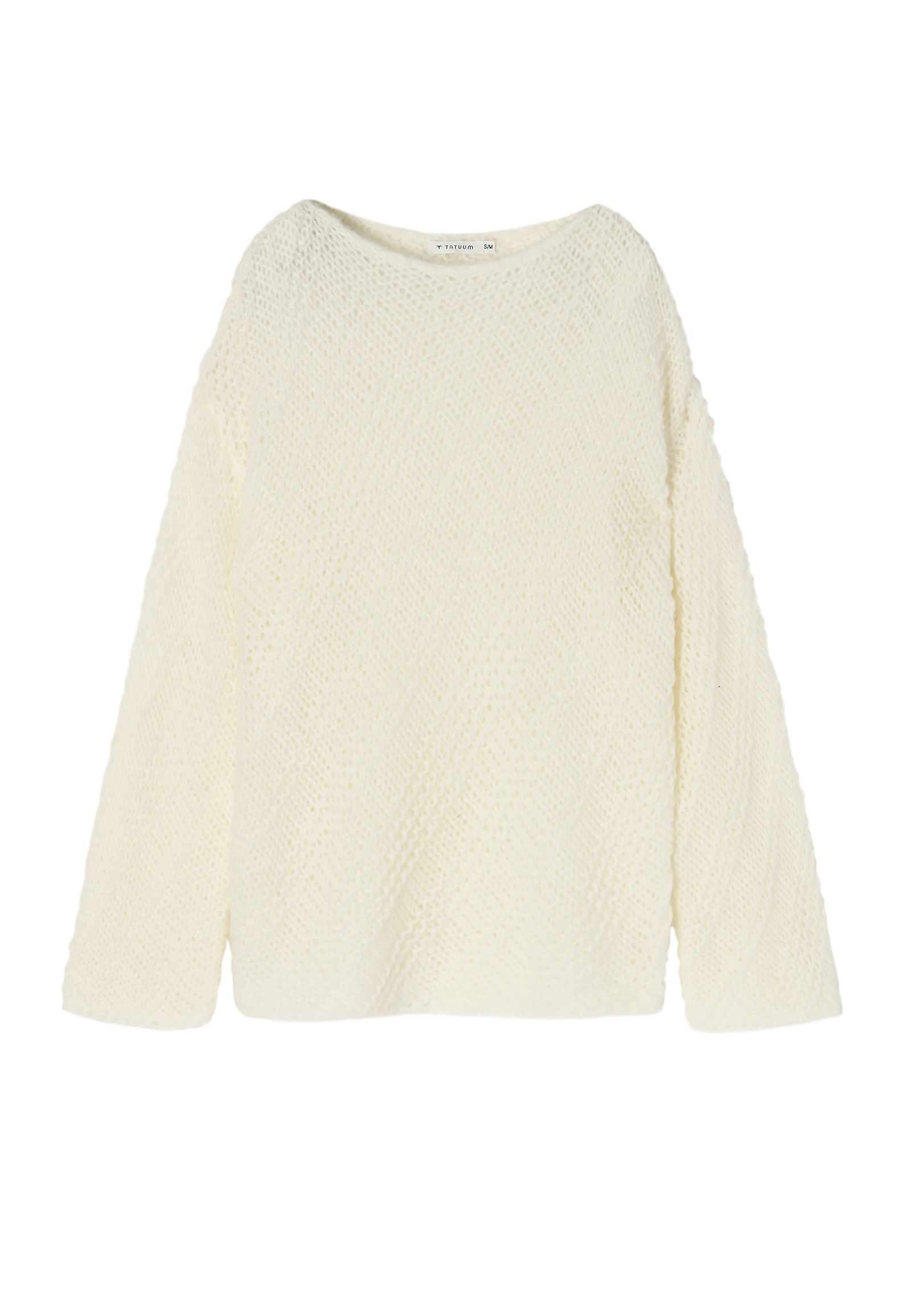 LADIES' PULLOVER WITH MOHAIR KESTA LADIES' PULLOVER WITH MOHAIR KESTA ECRU 84601